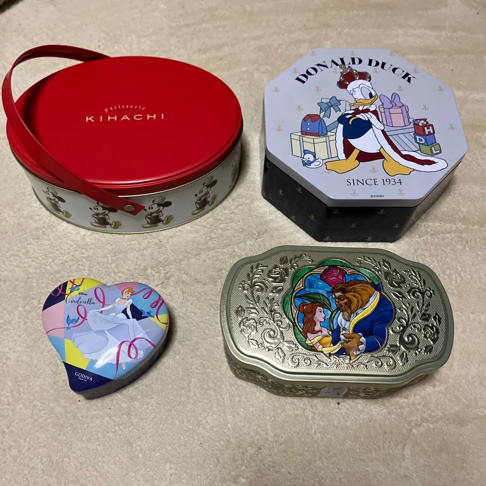 ディズニー 空き缶 4個セット