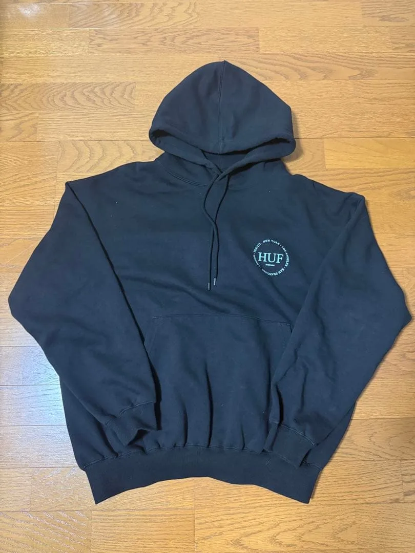 HUF パーカー ブラック Mサイズ
