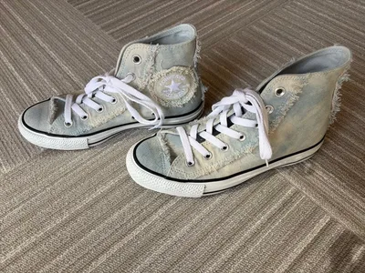 Converse All Star ハイカット デニム ダメージ加工23.5cm