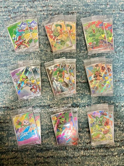 ポケモンカード 30th 歴代御三家9種セット プロモ27枚 2セット