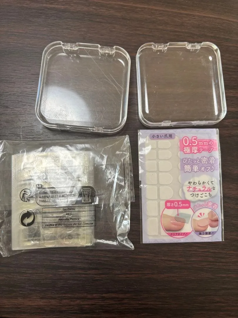 ネイルチップ用粘着シール ネイルチップケース