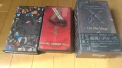 X JAPAN VHS ชุด 3 ชิ้น VISUAL SHOCK