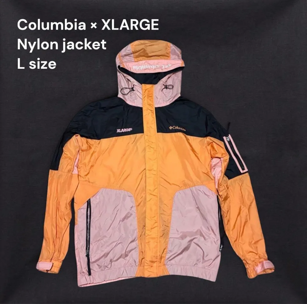 19AW限定コラボColumbia × XLARGE ナイロンジャケット L
