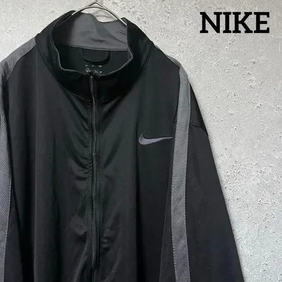 NIKE ナイキ トラックジャケット 刺繍 ゆるダボ スポーツ ジャージ 2XL
