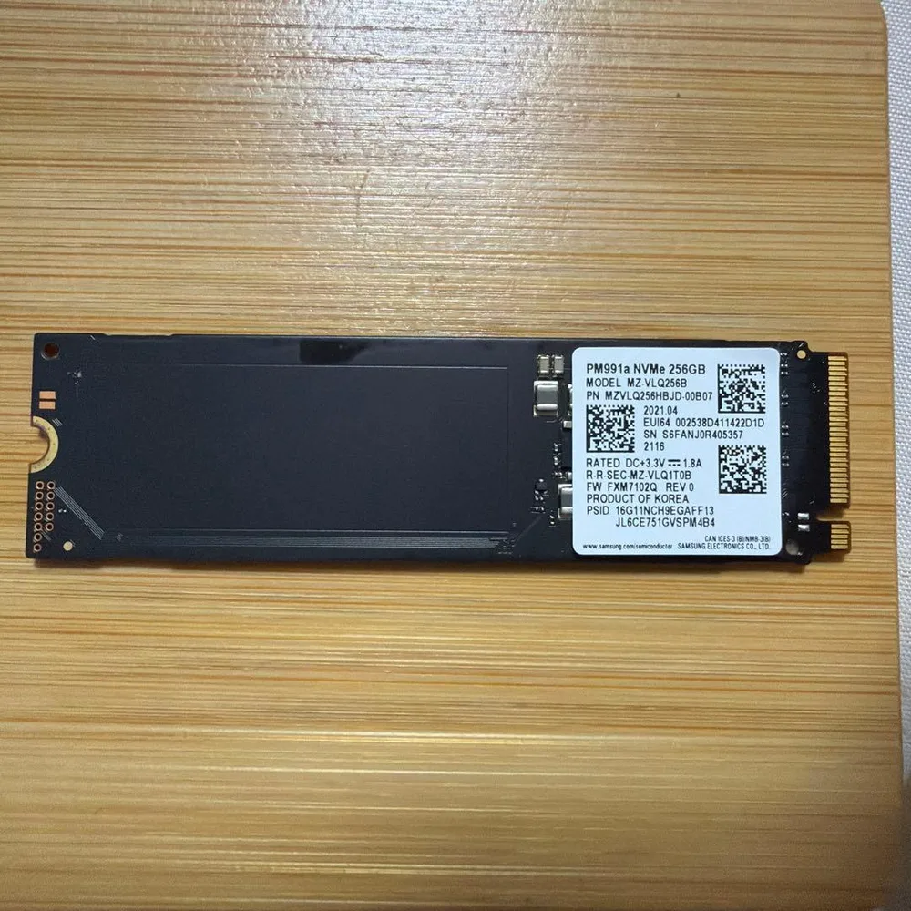 SAMSUNG NVMe 256GB SSD M.2 2280 PM991a