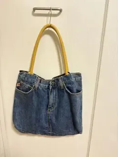デニムリメイク トートバッグ 値下げしました‼️