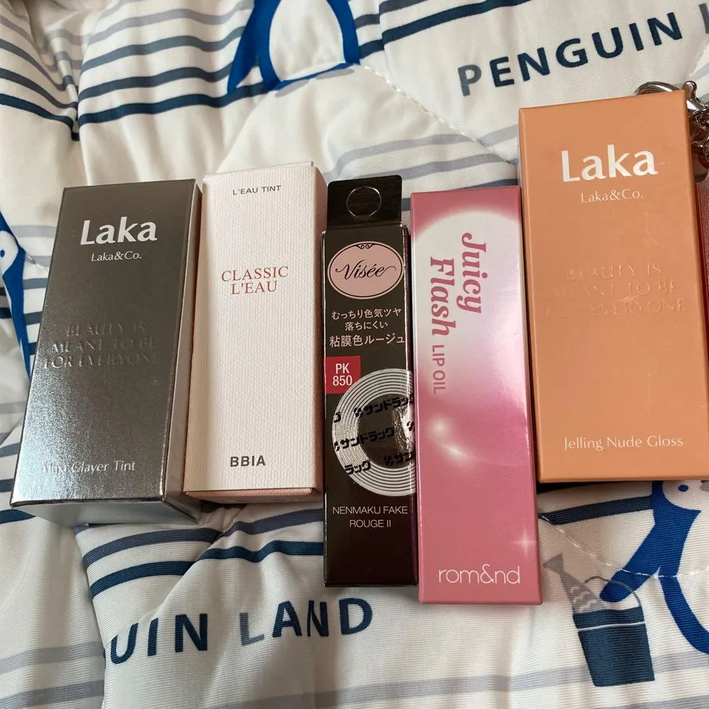 リップまとめ売り Laka rom&nd Visée BBIA