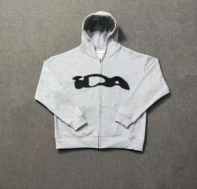 グレー ジップアップパーカー Lサイズ