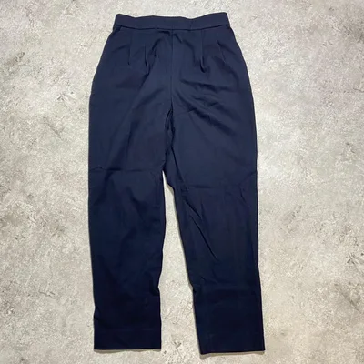 グローバルワーク GLOBAL WORK テーパードパンツ L ネイビー