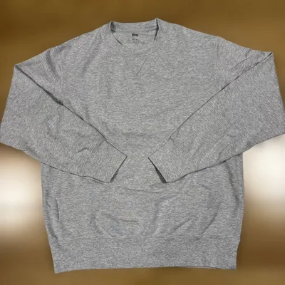 UNIQLO クルーネック スウェット グレー L
