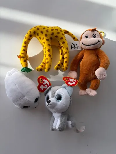 マクドナルド おさるのジョージ ぬいぐるみセット ヴィンテージ キリン