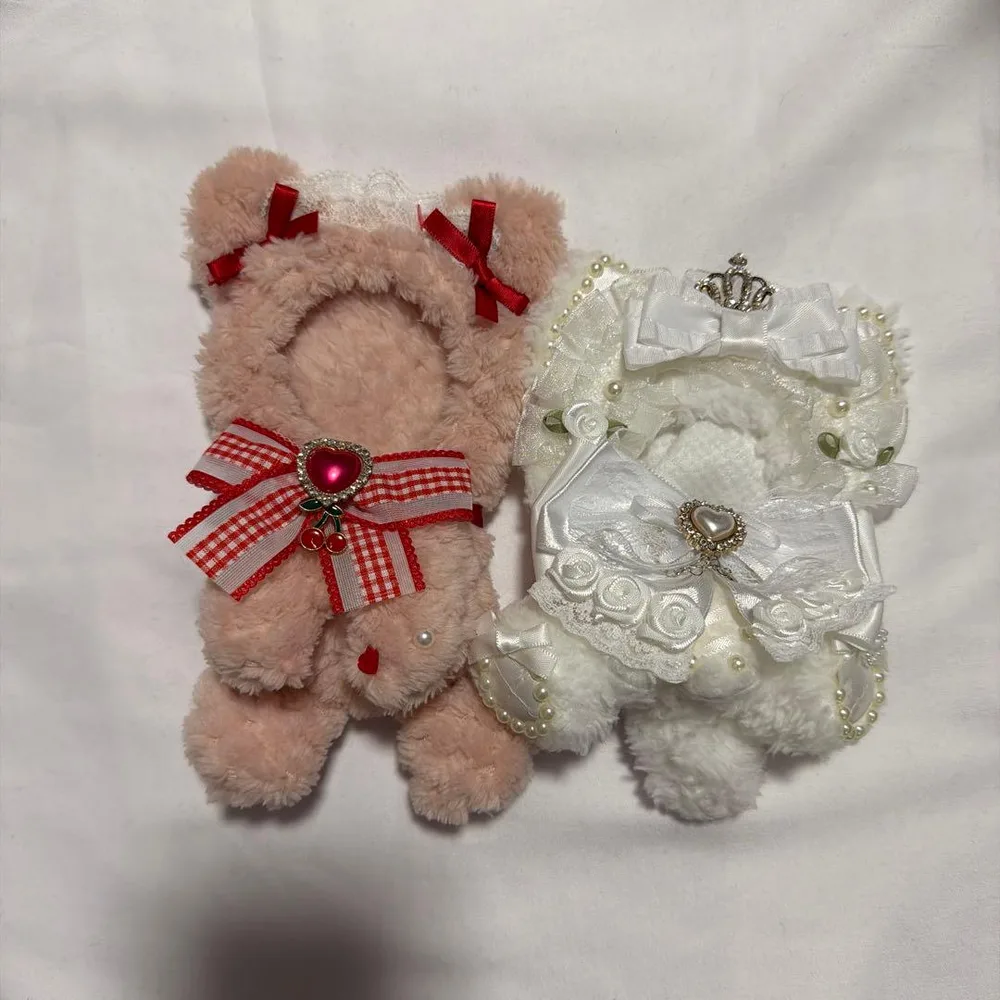 おすわりぬい服 ピンク 白 クマ 猫 10~11cm セット まとめ売り