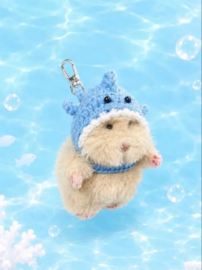 ハンドメイド はむにぎり 着せ替え サメの衣装セット