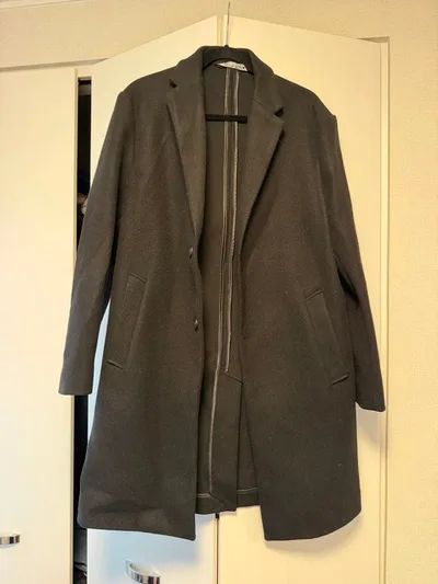 ZARA チェスターコート ブラック Mサイズ