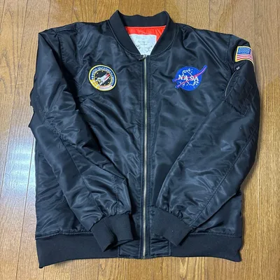 NASA MA-1 フライトジャケット ブラック