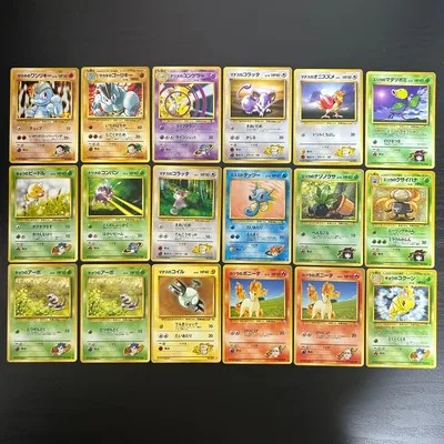 【旧裏】ポケモンカード ジムリーダー・ジム拡張 まとめ売り 17枚セット