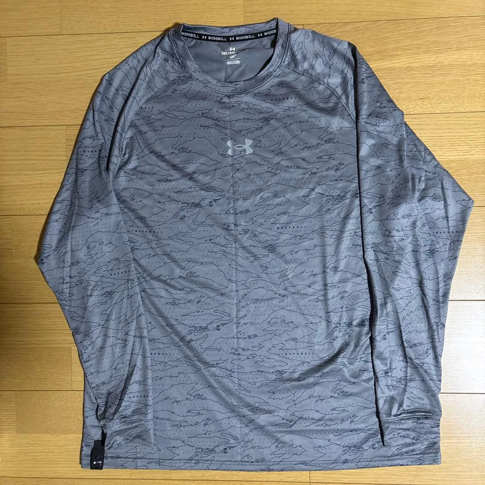 UNDER ARMOUR アンダーアーマー 長袖 アンダーシャツ 2XL グレー