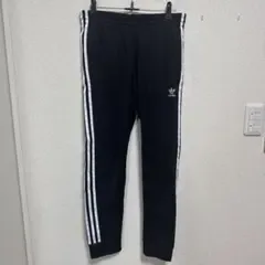adidas トラックパンツ ブラック ライン