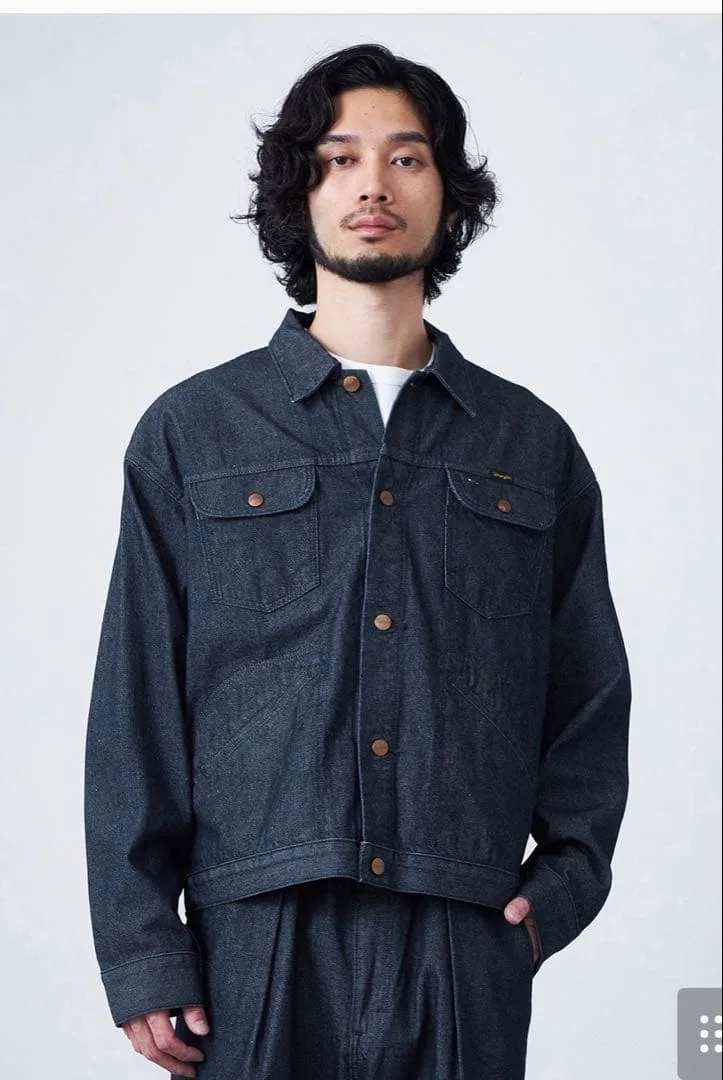新品 Wrangler ラングラー 124MJ デニムランチャージャケット M
