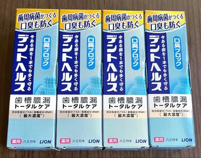 デントヘルス 薬用ハミガキ 口臭ブロック 85g 4本セット