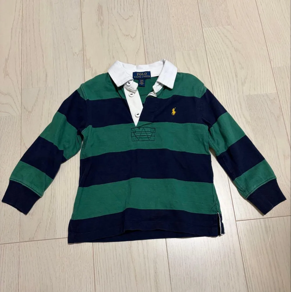 RALPH LAUREN ラガーシャツ 長袖 2T