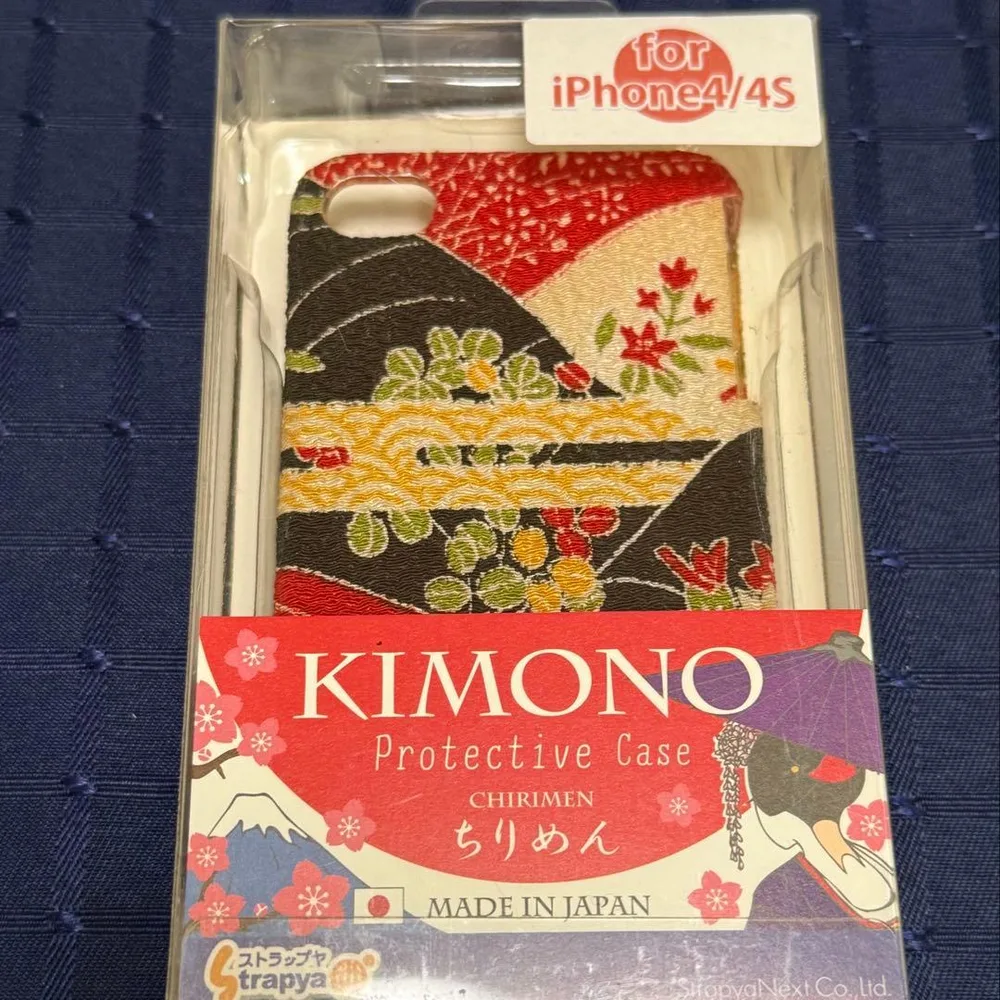 ★ iPhone4/4s用 携帯カバー★和風柄 ちりめん ケース