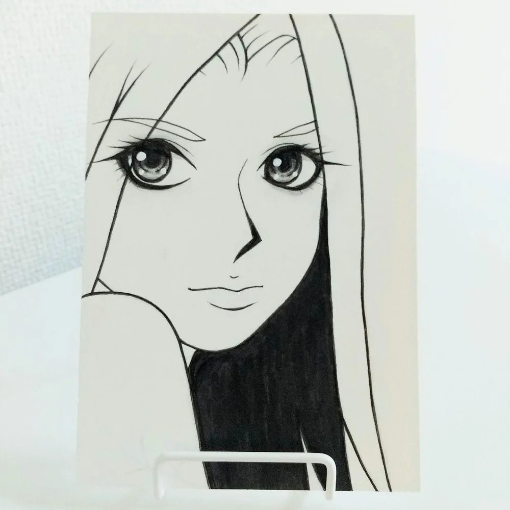 オリジナルイラスト 手描きイラスト アナログイラスト 原画 自作イラスト