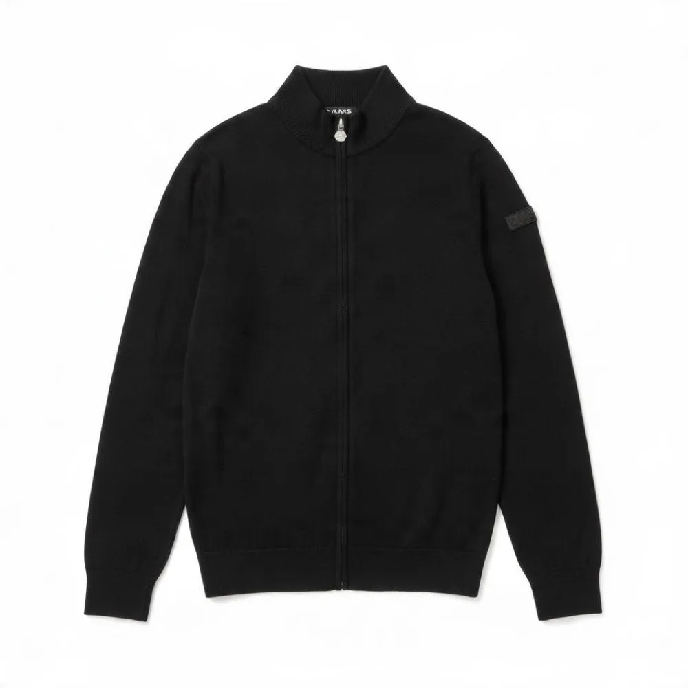 BALR. ジップアップニット ブラック L