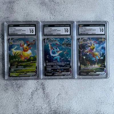 ポケモンカード CGC10 セット ブースター シャワーズ サンダース 夏ポケカ
