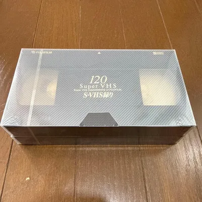 FUJIFILM S-VHS วีดีโอเทป 120 นาที 2 ชุด ของใหม่ยังไม่ได้เปิด