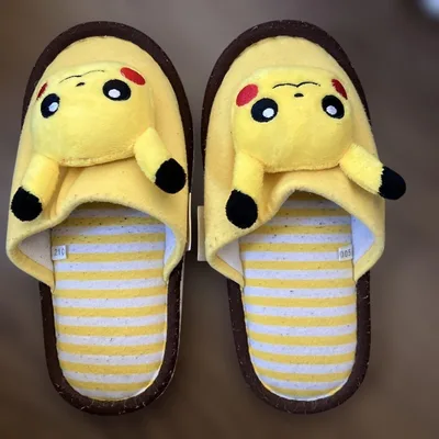 キッズ ポケモン ピカチュウ ルームシューズ スリッパ 19cm 20cm