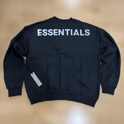 FOG essentials リフレクターロゴ クルーネックスウェット XL
