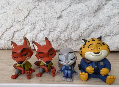 ズートピア 肩ズンfig フィギュア 4種セット
