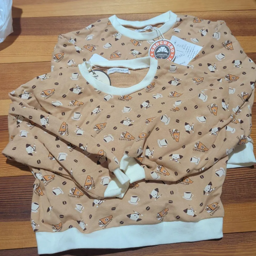120 新品 mamaraku サンマルクカフェ トレーナー