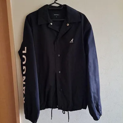 KANGOL コーチジャケット ブラック Mサイズ