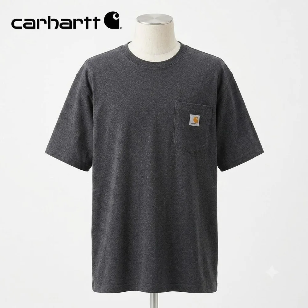 Carhartt ポケットT 2XL TALL チャコール K87