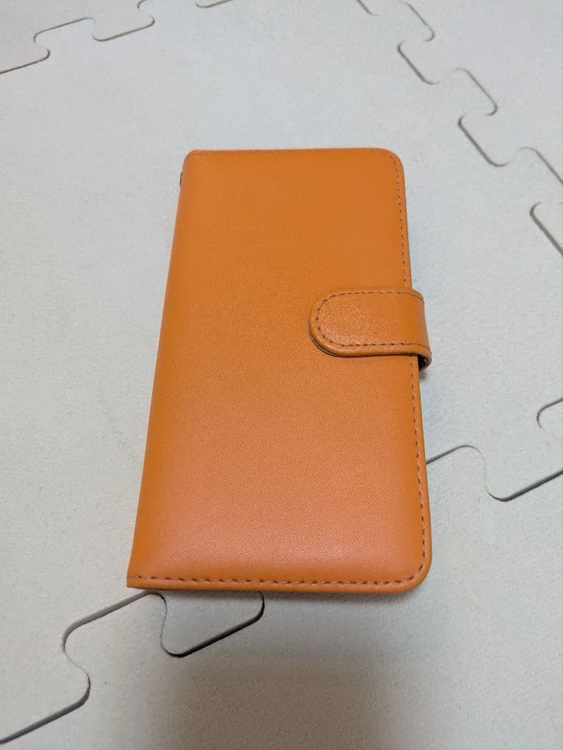 オレンジ 手帳型スマートフォンケース