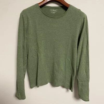 L.L.Bean 長袖カットソー グリーン L