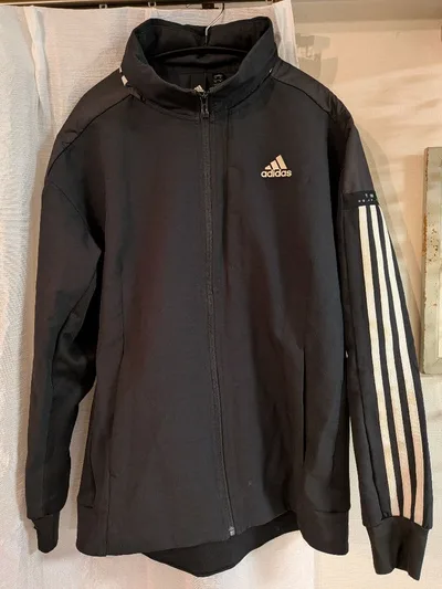 adidas アディダス ジャージ トラックジャケット ブラック 3ライン