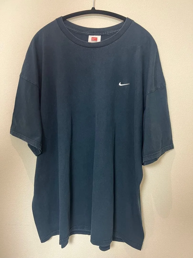 00s NIKE アメリカ製 Tシャツ XXL ネイビー