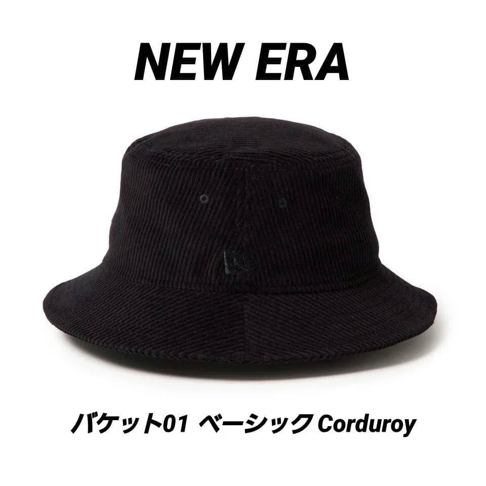 【未使用品】NEW ERA バケット01 コーデュロイ ブラック MLサイズ