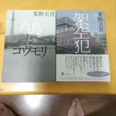 東野圭吾 白鳥とコウモリ 架空犯 2冊セット