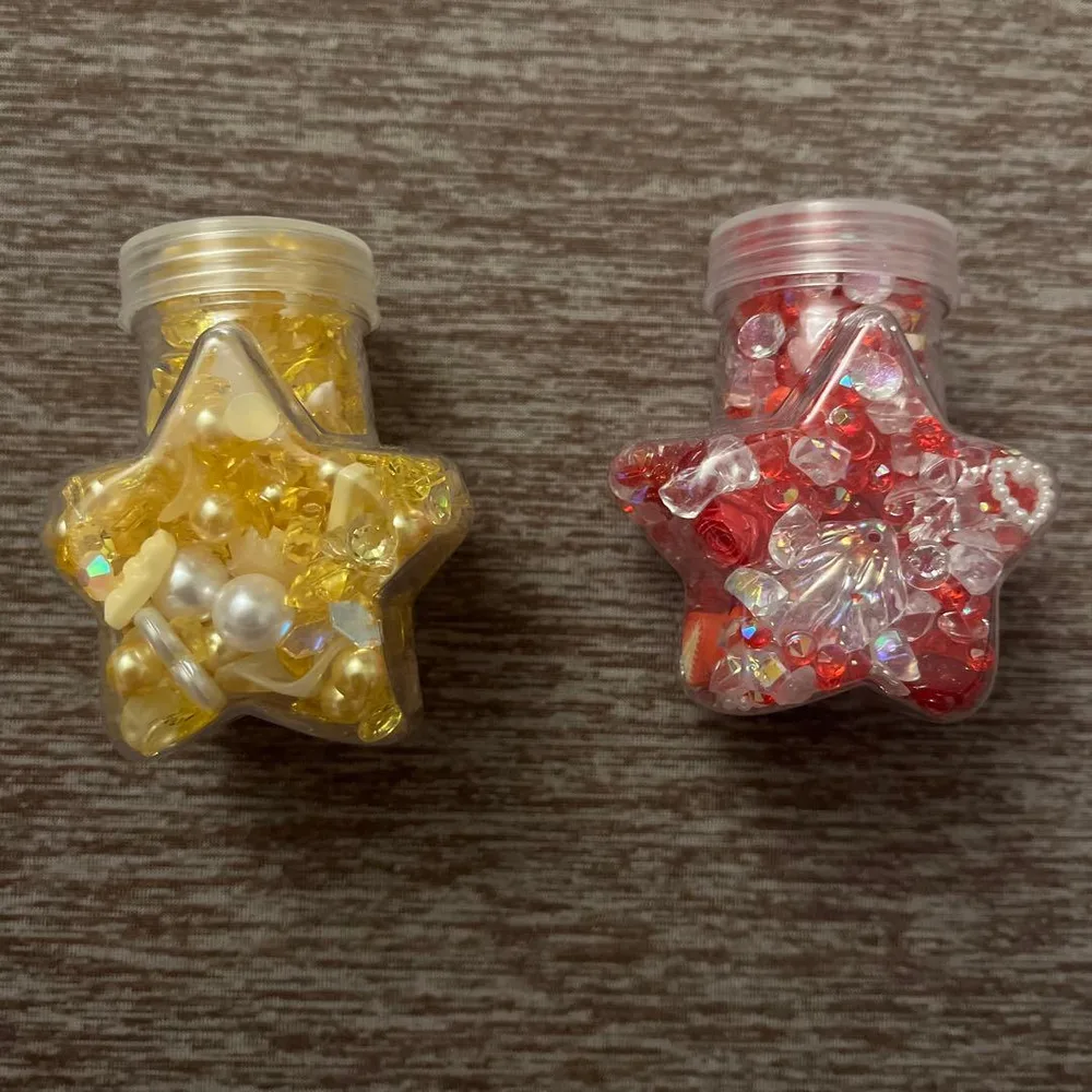 dreamnodiy星型ボトル入り ビーズ詰め合わせ 2個セット