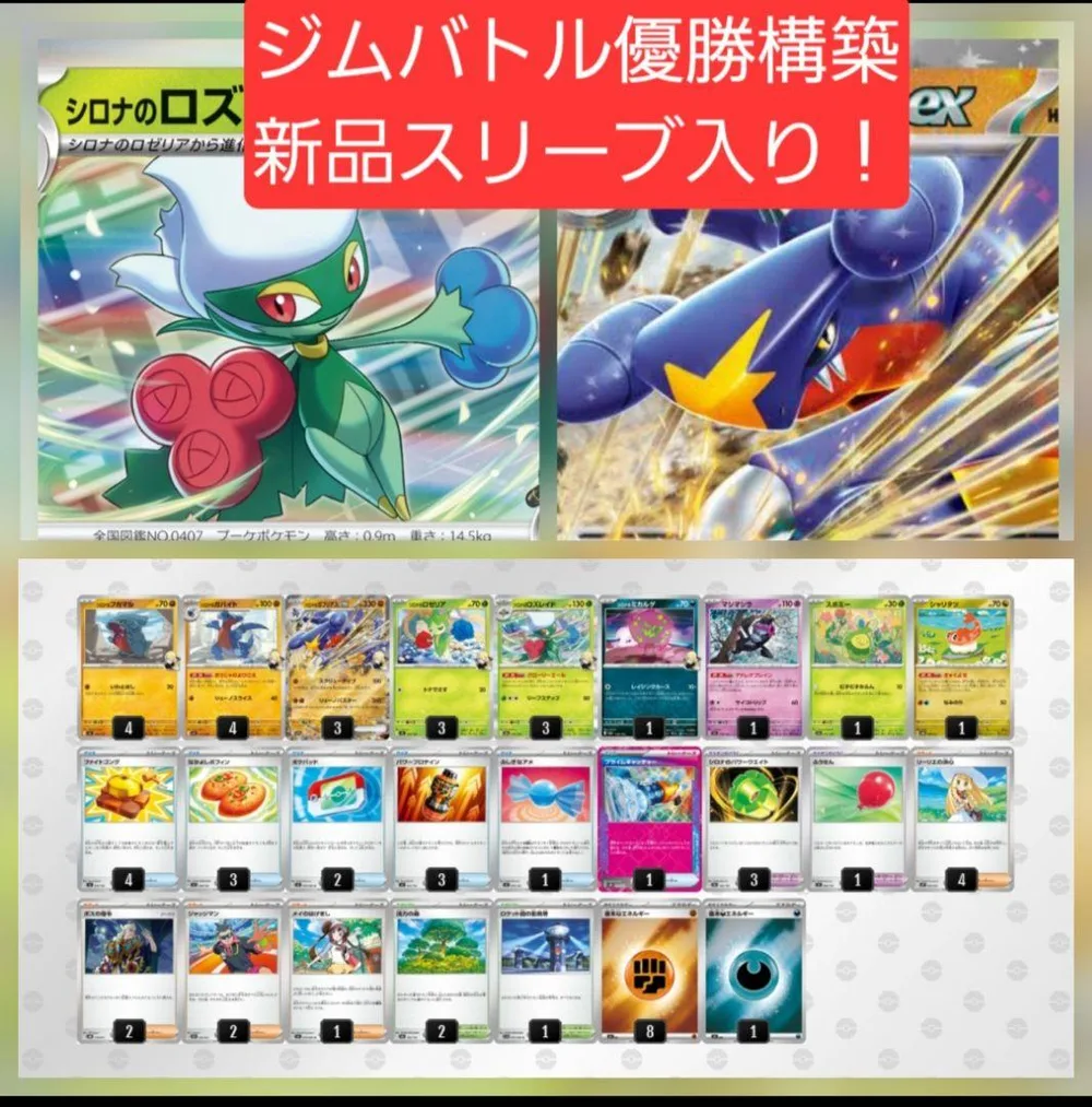 【大特価】シロナのガブリアスexデッキ 構築済みデッキ