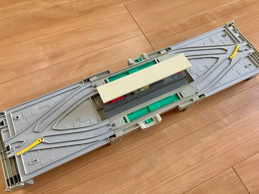プラレール 高架駅 橋脚 ポイントレールセット
