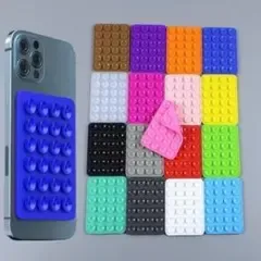 【1個】新品✨カラフル シリコン 吸盤 スマホスタンド 強力吸着