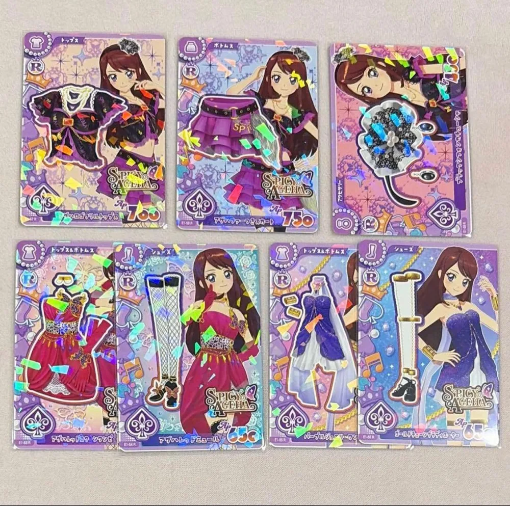 アイカツ アンコール R レア スパイシーアゲハ 紫吹蘭