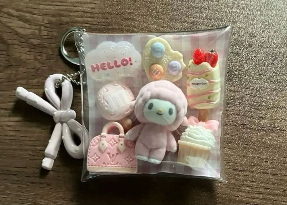 ガチャ詰めポーチ マイスィートピアノ ピンク