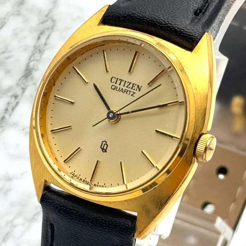 CITIZEN 新品電池 美品 腕時計 レディース 4-851579 ゴールド