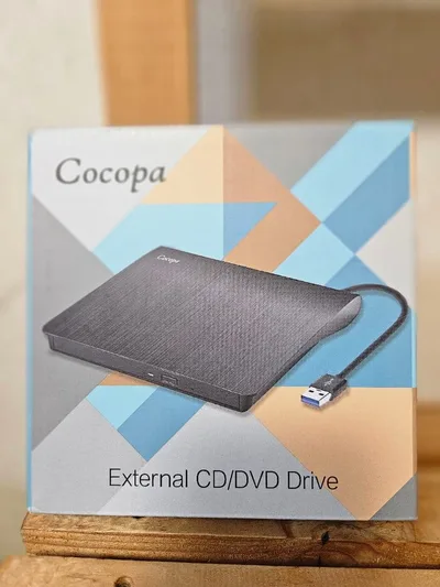 新品 外付けCD DVDドライブ